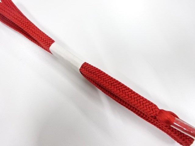 JAPANESE KIMONO / UNUSED HAND-TIED OBIJIME
